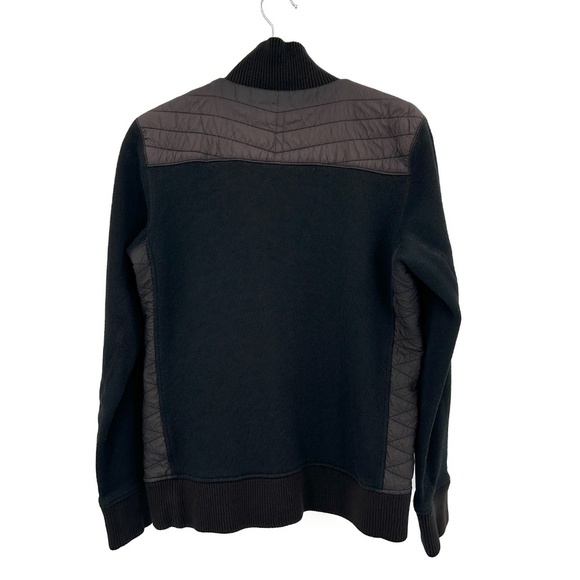 MARMOT Women's Black Quilted Knit Full Zip Outdoor Sweater Jacket Size Large - Picture 3 of 7